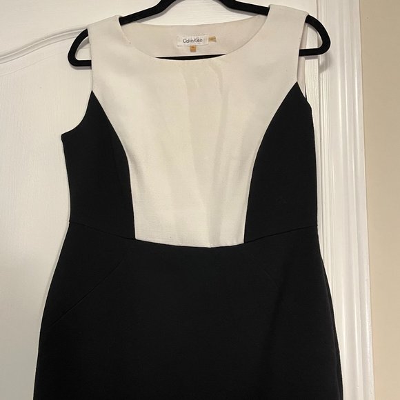 Calvin Klein black/white dress - Picture 1 of 4